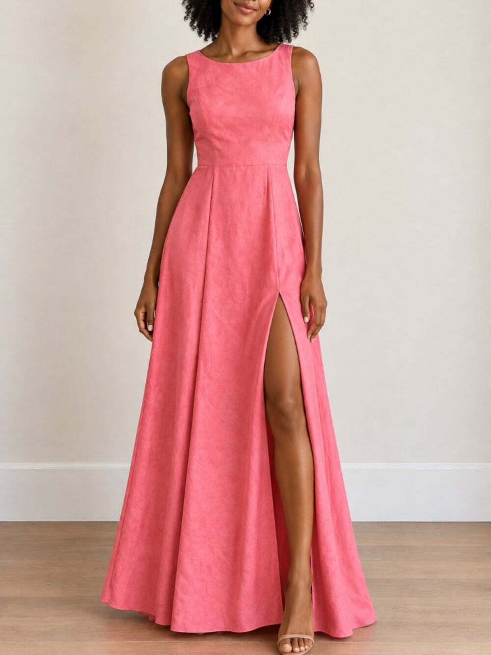 Amsale gown 2 cayenne